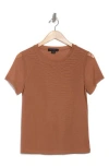 Sanctuary Ideal Mesh T-shirt In Teak