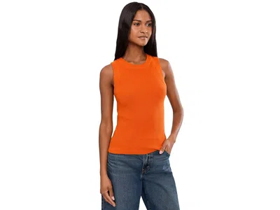 Sanctuary In The Mix Sweater Tank Women's Sweater Hibiscus Orange: Xl (us 14)