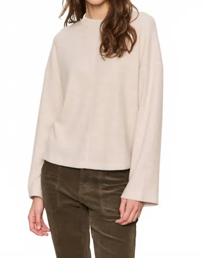 Sanctuary Into The Woods Cozy Top In Heather Pearl In White