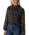 Sanctuary Isn't She Lovely Mesh Top In Winter Petals In Multi