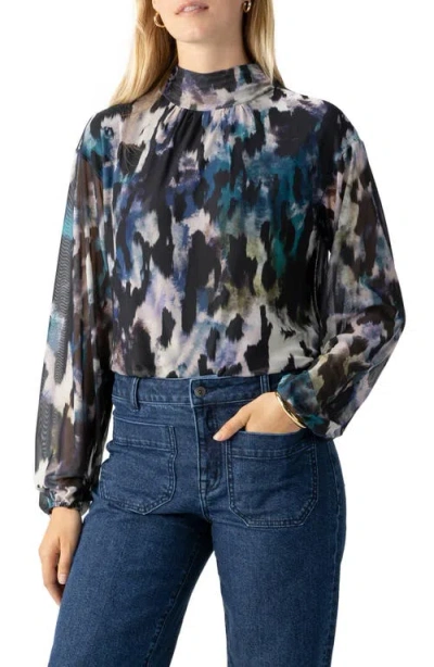 Sanctuary Isn't She Lovely Mesh Top In Midnight Storm In Midnight Sky