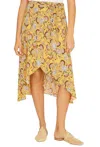 Sanctuary Jamie Womens Floral Hi-low Midi Skirt In Multi