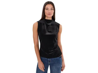 Sanctuary Jean Sleeveless Top Women's Clothing Black: Lg (us 10-12), Polyester/spandex