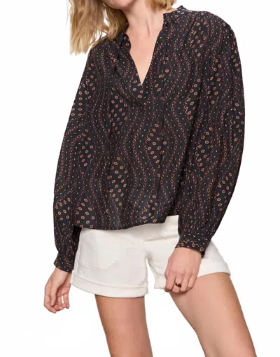 Sanctuary Joyride Relaxed Volume Blouse In Rhythm In Multi
