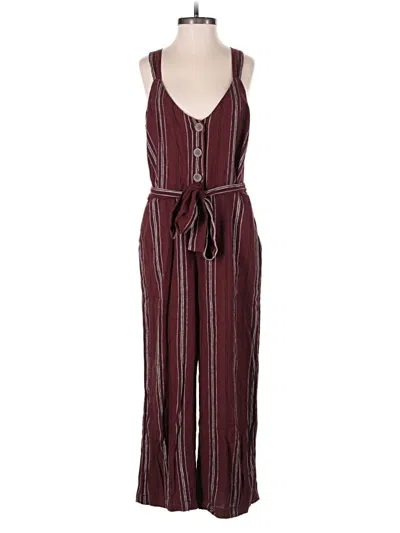 Pre-owned Sanctuary Jumpsuit In Burgundy