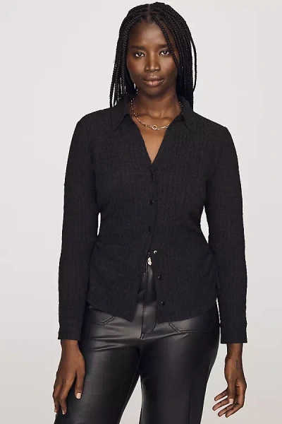Sanctuary Juno Long-sleeve Top In Black