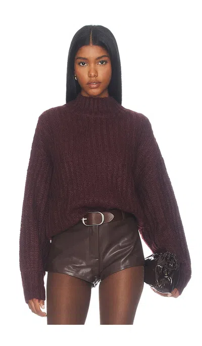 Sanctuary Kacy  골지 스웨터 In Brown