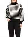 Sanctuary Keep It Chic Stripe Sweater In Black In Multi