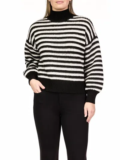 Sanctuary Keep It Chic Stripe Sweater In Chalk Stripe In Multi