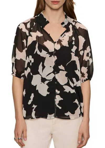 Sanctuary Keep Me Close Blouse In Petal Whisper In Black