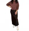 Sanctuary Kenna Maxi Skirt In Dark Chocolate In Brown