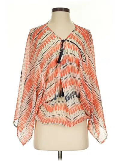 Pre-owned Sanctuary Kimono In Orange