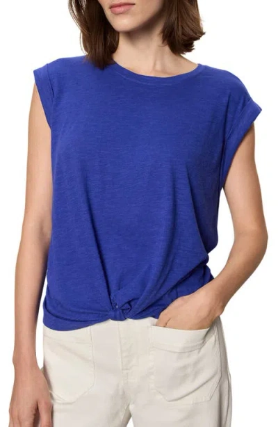 Sanctuary Knotted Muscle Tee In Blue