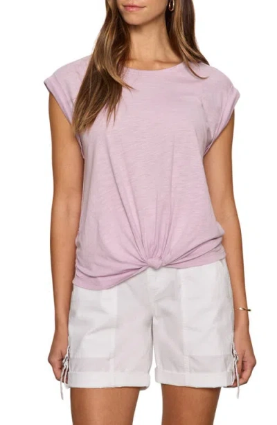 Sanctuary Knotted Muscle Tee In Pink