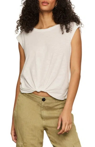 Sanctuary Knotted Muscle Tee In White