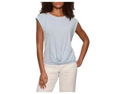 Sanctuary Knotted Muscle T-shirts In Blue