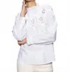 Sanctuary Lace Popover Blouse In White