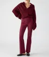 Sanctuary Lana Flare Pants In Sugar Plum In Purple