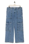 Sanctuary Level Up Cargo Jeans In Digital Blue