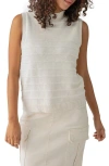 Sanctuary Life Is Easy Mock Neck Sweater In Chalk