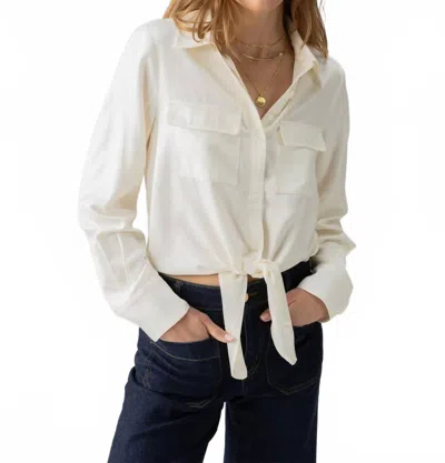 Sanctuary Lifetime Shirt In Chalk In White