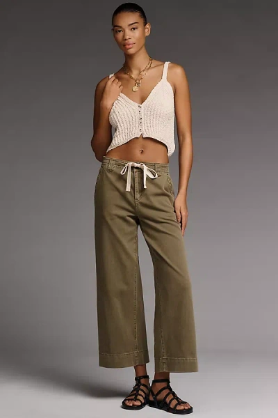 Sanctuary Lily Crop Pants In Green