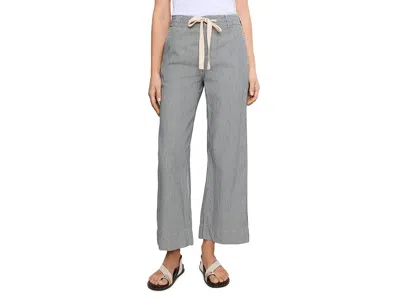 Sanctuary Lily Stripe Cropped Pants Women's Clothing Yacht Stripe: 25 28 In Gray