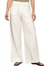 Sanctuary Molly Marine Wide Leg Pants In Birch In Multi