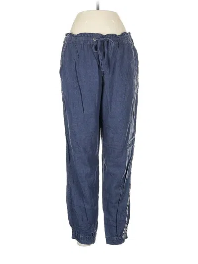 Pre-owned Sanctuary Linen Pants In Blue