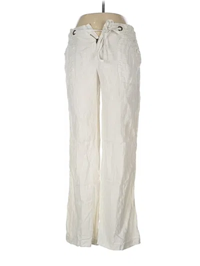 Pre-owned Sanctuary Linen Pants In Ivory