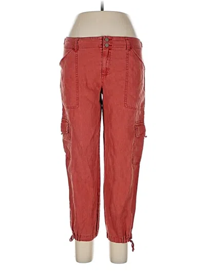 Pre-owned Sanctuary Linen Pants In Orange