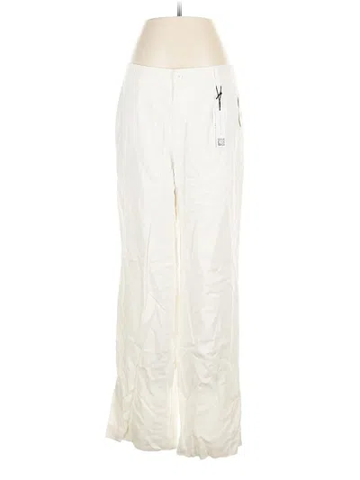 Pre-owned Sanctuary Linen Pants In White