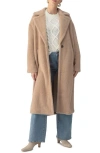 Sanctuary Live-in Faux Fur Coat In Warm Camel