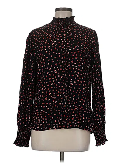 Pre-owned Sanctuary Long Sleeve Blouse In Black