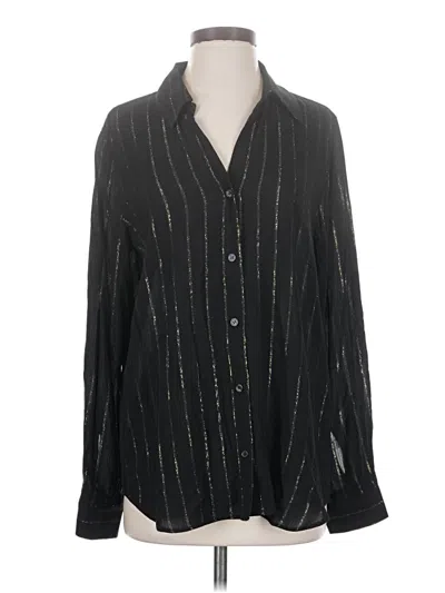 Sanctuary Long Sleeve Blouse In Black