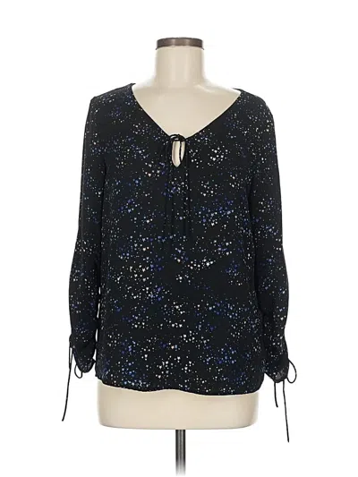 Pre-owned Sanctuary Long Sleeve Blouse In Black