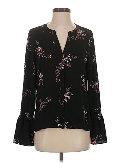 Pre-owned Sanctuary Long Sleeve Blouse In Black