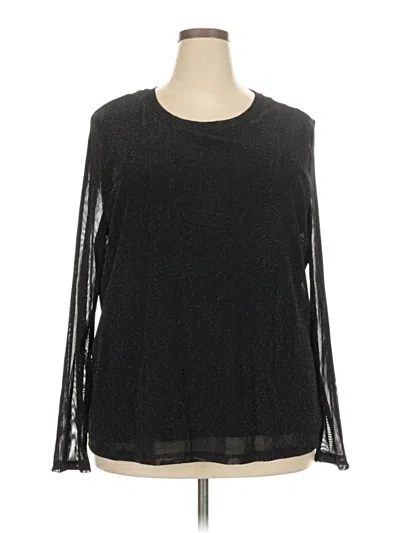 Pre-owned Sanctuary Long Sleeve Blouse In Black