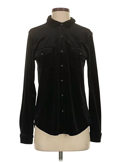 Pre-owned Sanctuary Long Sleeve Blouse In Black