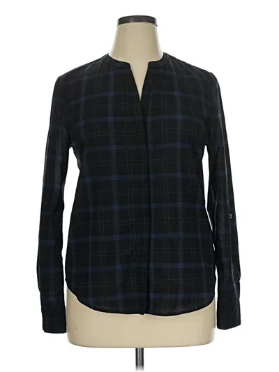 Pre-owned Sanctuary Long Sleeve Blouse In Black