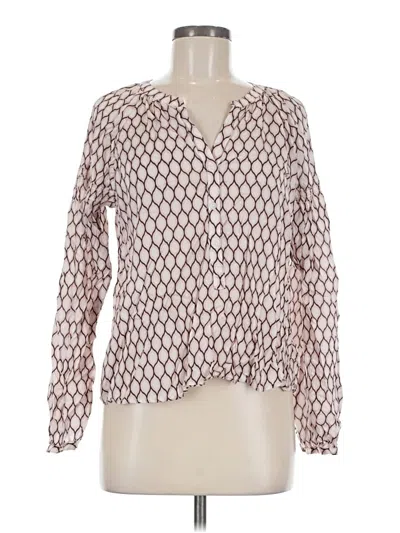 Pre-owned Sanctuary Long Sleeve Blouse In Brown