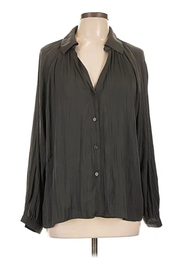 Sanctuary Long Sleeve Blouse In Gray