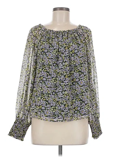 Pre-owned Sanctuary Long Sleeve Blouse In Green