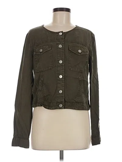 Pre-owned Sanctuary Long Sleeve Blouse In Green
