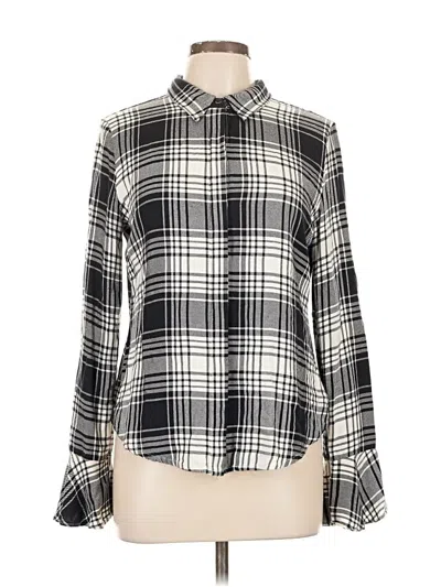 Pre-owned Sanctuary Long Sleeve Blouse In Ivory