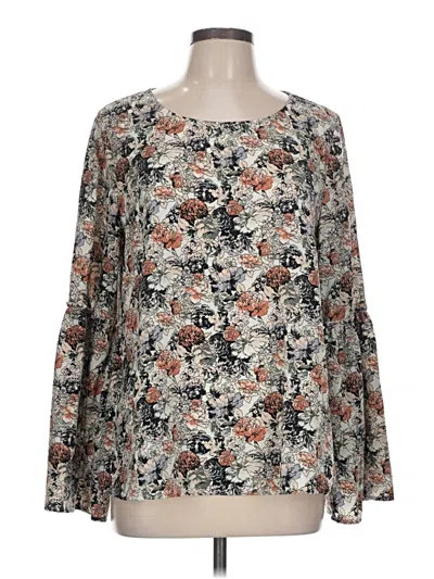 Pre-owned Sanctuary Long Sleeve Blouse In Ivory