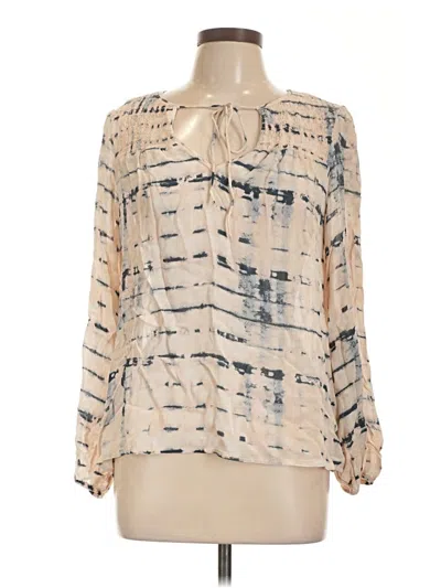 Pre-owned Sanctuary Long Sleeve Blouse In Ivory