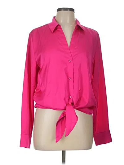 Sanctuary Long Sleeve Blouse In Pink