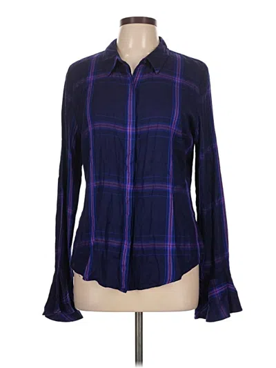 Pre-owned Sanctuary Long Sleeve Blouse In Purple
