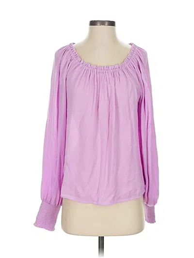 Pre-owned Sanctuary Long Sleeve Blouse In Purple